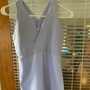 Pale lilac Lululemon Cross over V tank top size 8
